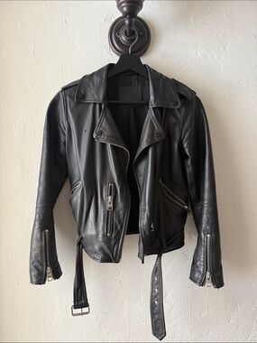 All Saints Leather Biker Jacket - Women